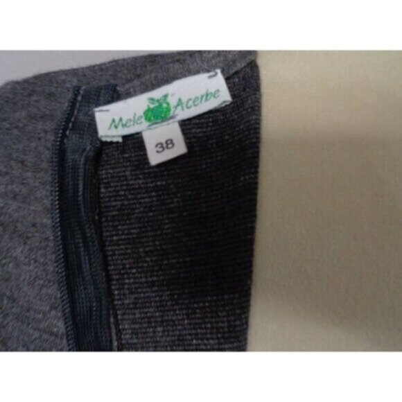 NEW Mele Acerbe SZ 38 (Girls SZ 12/14) Gray Made In Italy Dress MSRP $128 - Picture 3 of 10